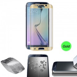 Szkło hartowane 3D Samsung Galaxy S7 Edge Cały Ekran Złote