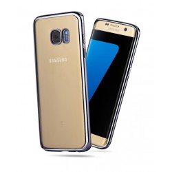 Etui Silikon Luxury Case Samsung Galaxy S7 Srebrne