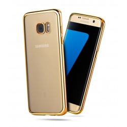 Etui Silikon Luxury Case Samsung Galaxy S7 Złote
