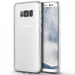 Etui Silikon Luxury Case Samsung Galaxy S8 Plus Srebrne