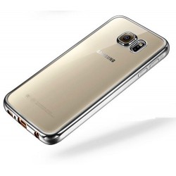 Etui Silikon Luxury Case Samsung Galaxy S6 Srebrne