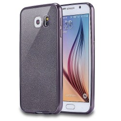 Etui Silikon Luxury Brokat Case Samsung Galaxy S7 edge Czarne