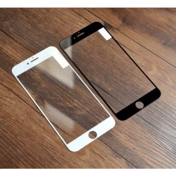 Szkło hartowane Iphone 6,6S Cały Ekran Czarne