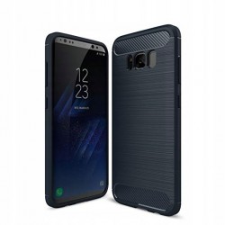 Etui Pancerne Carbon Case Samsung S8 Plus Niebieski
