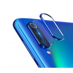 Szkło 9H Na Aparat + Ramka Aluminiowa Xiaomi Mi 9 Niebieski