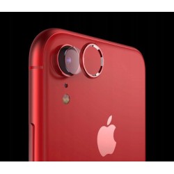 Szkło 9H Na Aparat + Ramka Aluminiowa Iphone 7/8/se 2020 Czerwony