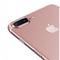 Szkło Na Aparat + Ramka Aluminiowa Iphone 7/8 Plus Różowe Złoto