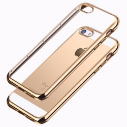 Etui Silikon Luxury Case Iphone 5, 5S, SE ZŁOTE