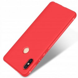 Etui Slim Silikon Matt Do Xiaomi Mi Mix 2S Czerwone