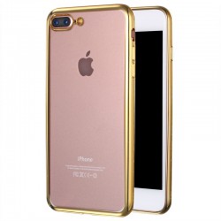 Etui Silikon Luxury Case Iphone 7 Plus / Iphone 8 Plus Złote