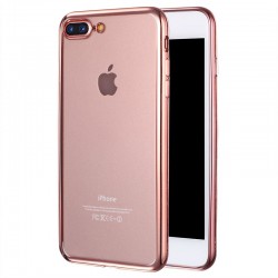 Etui Silikon Luxury Case Iphone 7 Plus / Iphone 8 Plus Różowe
