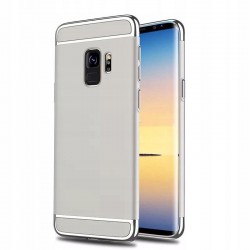 Etui Bumper Case Armor 3W1 Samsung Galaxy S9 Plus Srebrny