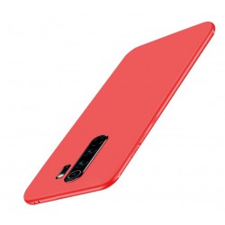 Etui Slim Silikon Matt Do Redmi Note 8 Pro Czerwony