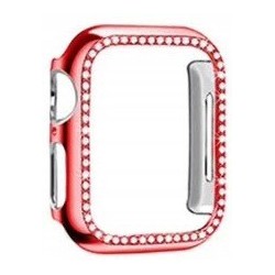 Etui Pc Glitter Case Do Apple Watch 38Mm Czerwony