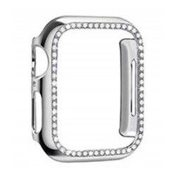 Etui Pc Glitter Case Do Apple Watch 42Mm Srebrny