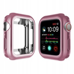 Etui Silikon Luxury Case Do Apple Watch 40Mm Różowe Złoto