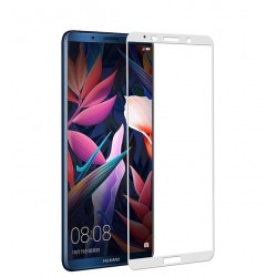 Szkło hartowane 9H 3D Huawei Mate 10 Pro Cały Ekran Białe