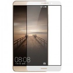 Szkło hartowane 9H 3D Huawei Mate 9 Cały Ekran Białe