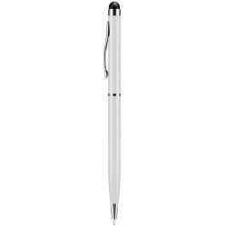 Rysik Pojemnościowy Luxury Do Telefonu Długopis 2W1 Biały
