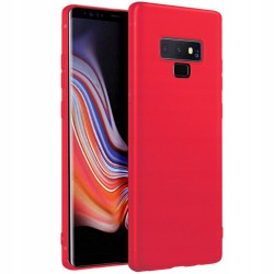 Etui Slim Silikon Matt Do Samsung Note 9 Czerwony