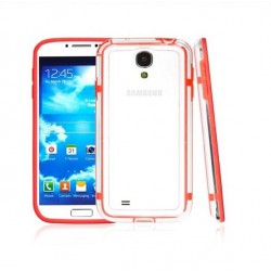 Etui Ramka Silikonowa Bumper Samsung S4 Czerwona