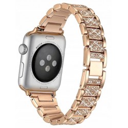 Bransoletka Glitter Rose Gold Do Apple Watch 38Mm