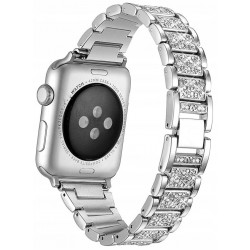 Bransoletka Glitter Silver Do Apple Watch 38Mm