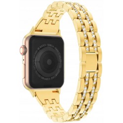 Bransoletka Glitter Gold Do Apple Watch 44Mm