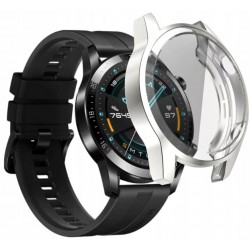 Etui 2W1 Silikon Luxury Silver Do Huawei Watch Gt 2 46Mm