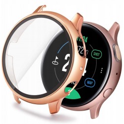 Etui Rose Gold + Szkło 2W1 Do Watch Active 2 44Mm