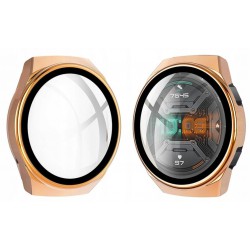 Etui Rose Gold + Szkło 2W1 Do Huawei Watch Gt 2 46Mm