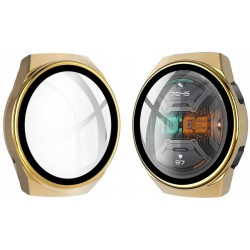 Etui Gold + Szkło 2W1 Do Huawei Watch Gt 2 46Mm
