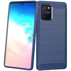 Etui Pancerne Carbon Case Samsung Galaxy S10 Lite Niebieski