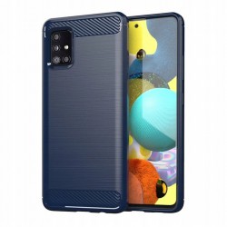 Etui Pancerne Carbon Case Samsung Galaxy A31 Niebieski