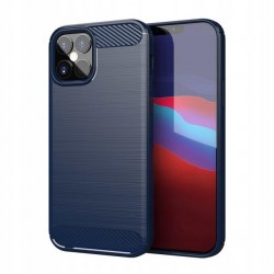 Etui Pancerne Carbon Case Apple Iphone 12 Pro Max Niebieski