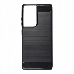 Etui Pancerne Carbon Case Samsung Galaxy S21 Ultra Czarny