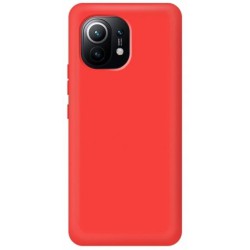 Etui Slim Silikon Matt Do Xiaomi Mi 11 Czerwony