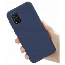 Etui Slim Silikon Matt Do Xiaomi Mi 10 Lite Niebieski