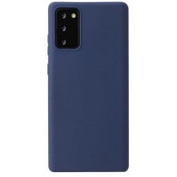 Etui Slim Silikon Matt Do Samsung Galaxy Note 20 Niebieski