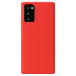 Etui Slim Silikon Matt Do Samsung Galaxy Note 20 Czerwony