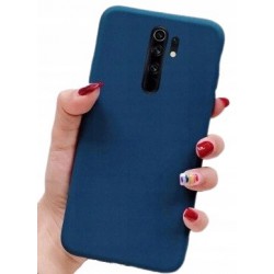 Etui Slim Silikon Matt Do Xiaomi Redmi 9 Niebieski