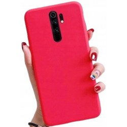 Etui Slim Silikon Matt Do Xiaomi Redmi 9 Czerwony