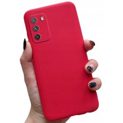 Etui Slim Silikon Matt Do Xiaomi Poco M3 Czerwony