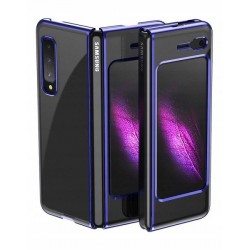 Etui Pc Case Luxury Plating Do Samsung Z Fold 3 5G Niebieski