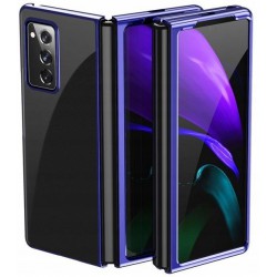 Etui Pc Case Luxury Plating Do Samsung Z Fold 2 5G Niebieski