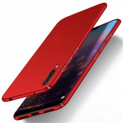 Etui Ultra Slim Frosted Matt Huawei P20 Czerwone
