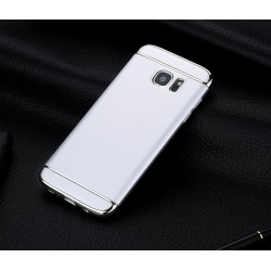 Etui Bumper Case Armor 3w1 Samsung Galaxy S6 Edge Srebrne