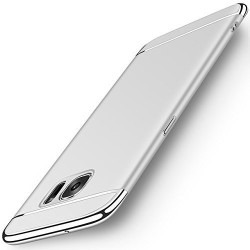 Etui Bumper Case Armor 3w1 Samsung Galaxy S7 Edge Srebrne