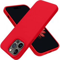 Etui Slim Silikon Matt Do Apple Iphone 14 Pro Czerwony