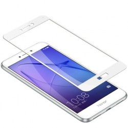 Szkło hartowane 9H 3D Huawei P8/P9 LITE 2017 Cały Ekran Białe